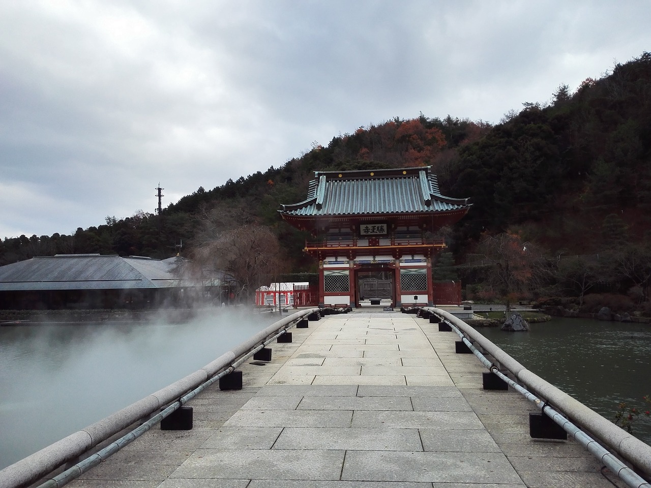 landscape temple japan free photo