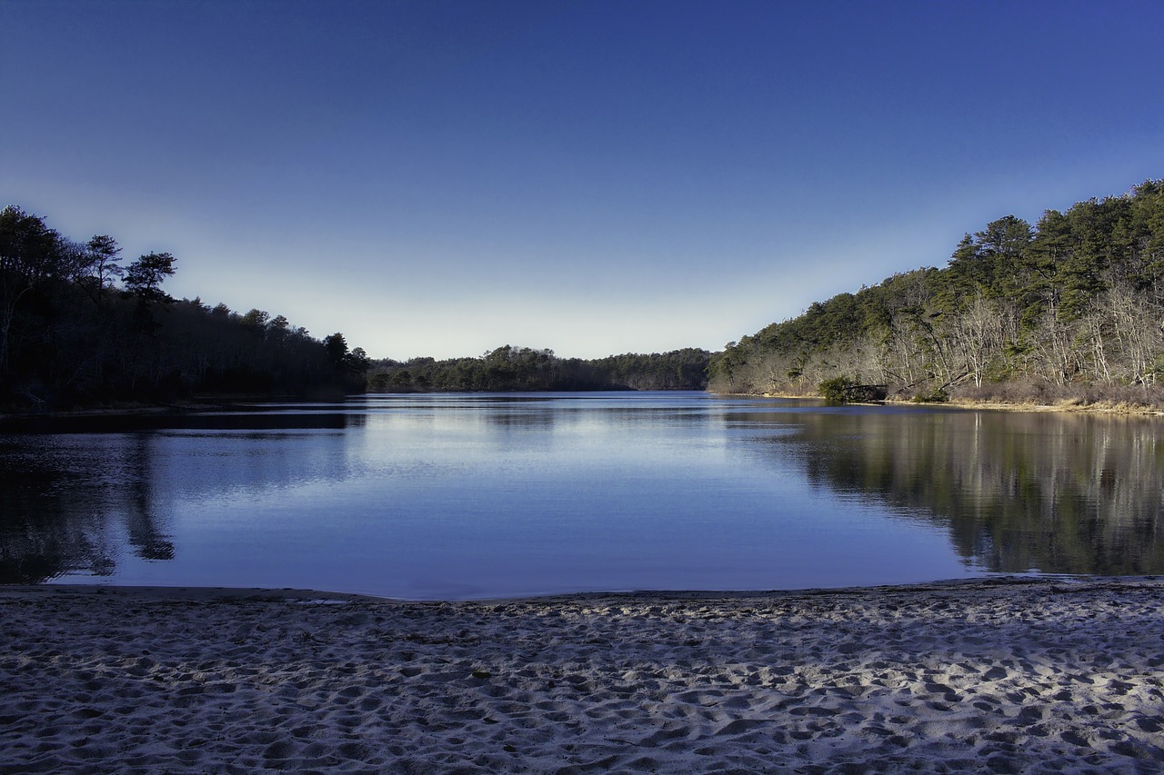 landscape lake scenery free photo