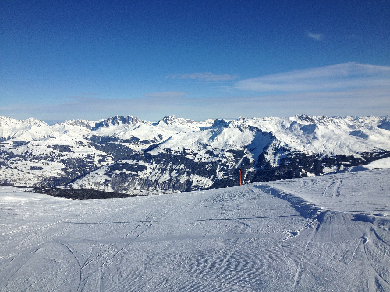 landscape mountains winter free photo