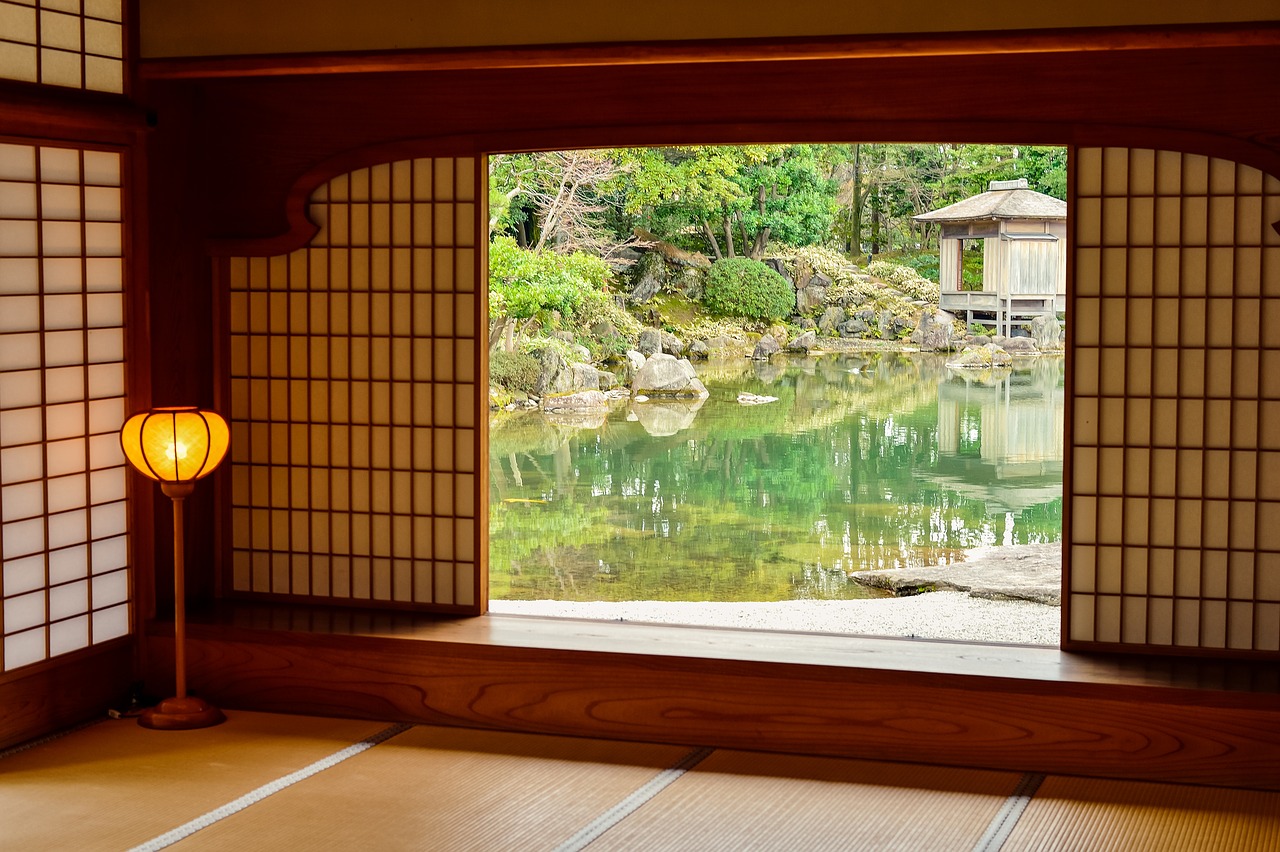 landscape japan japan house free photo