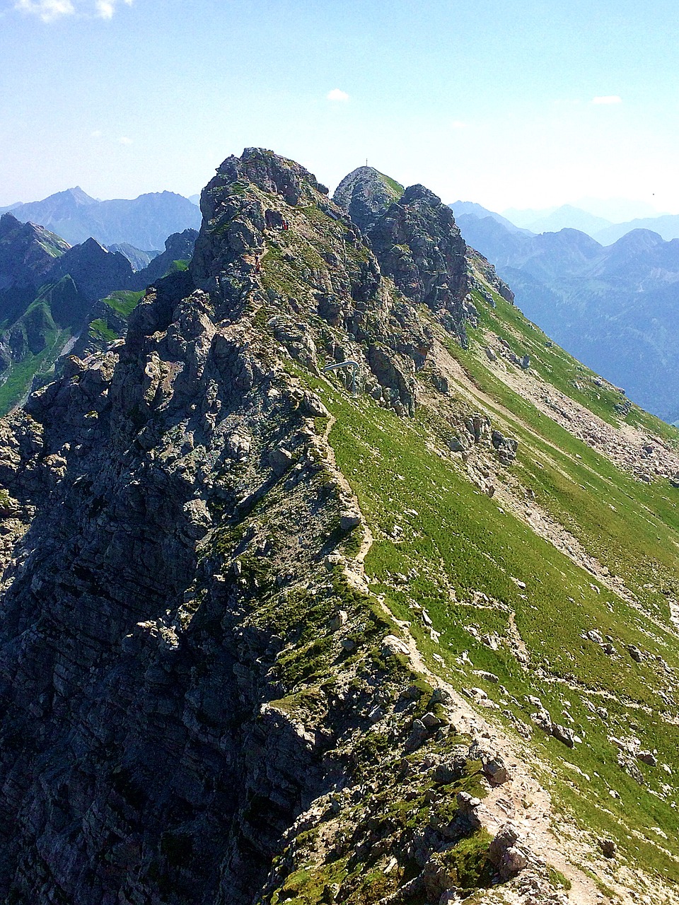 landscape alpine mountains free photo