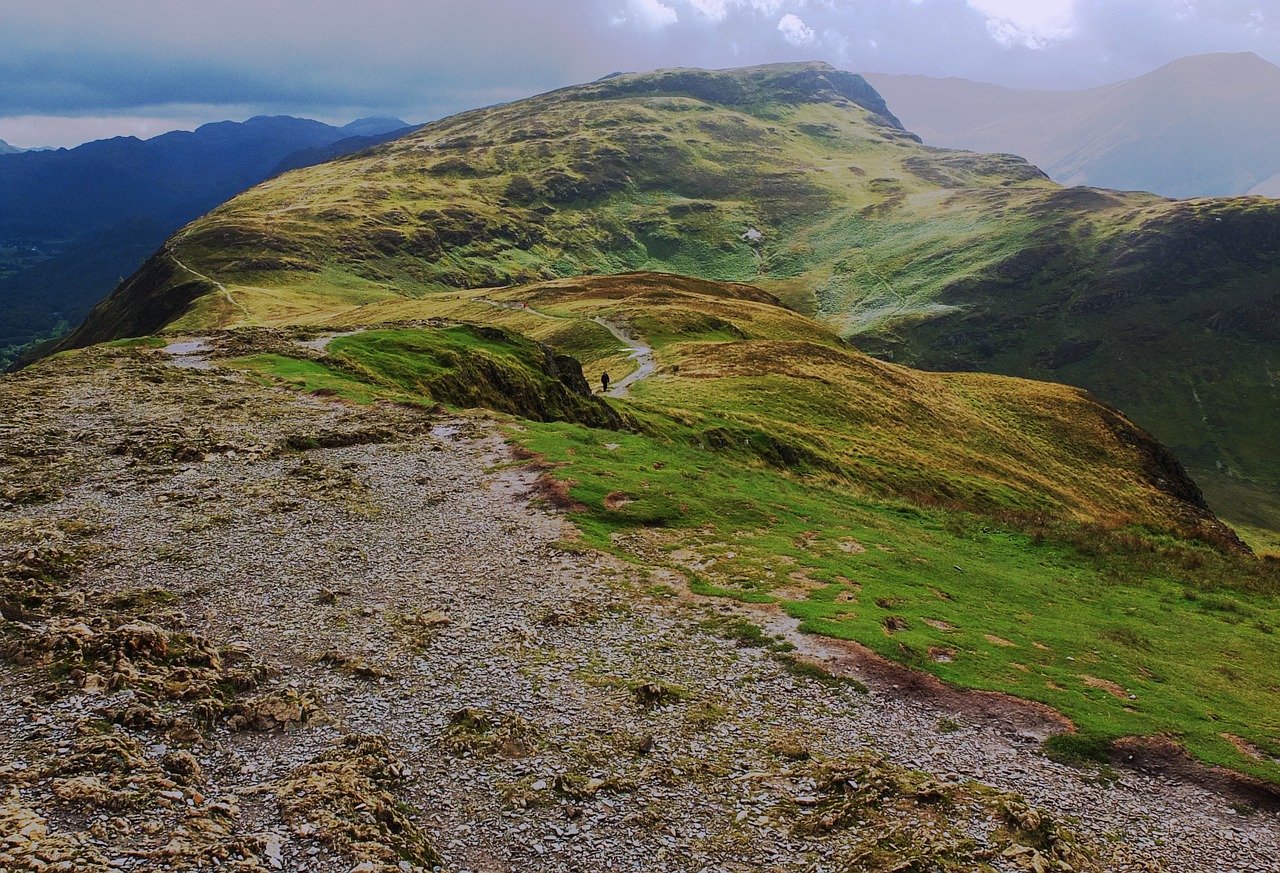 landscape scene mountains free photo