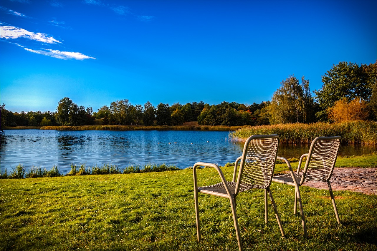 landscape water chairs free photo