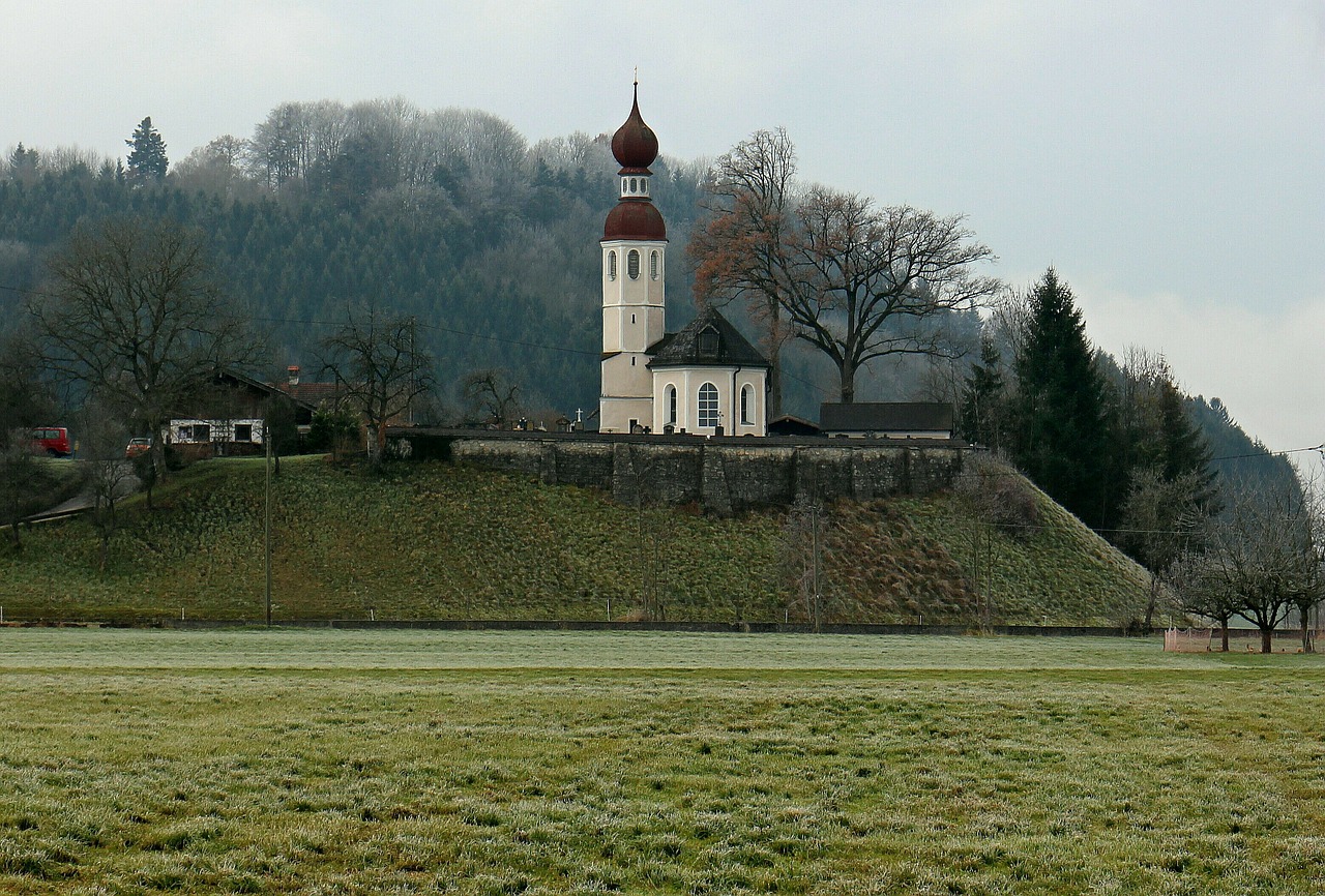 landscape upper bayer church free photo