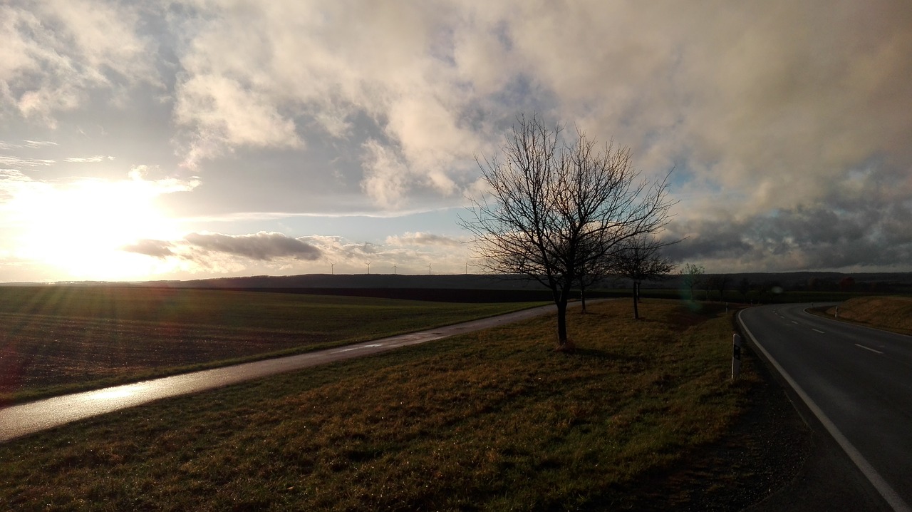 landscape sunshine upper franconia free photo