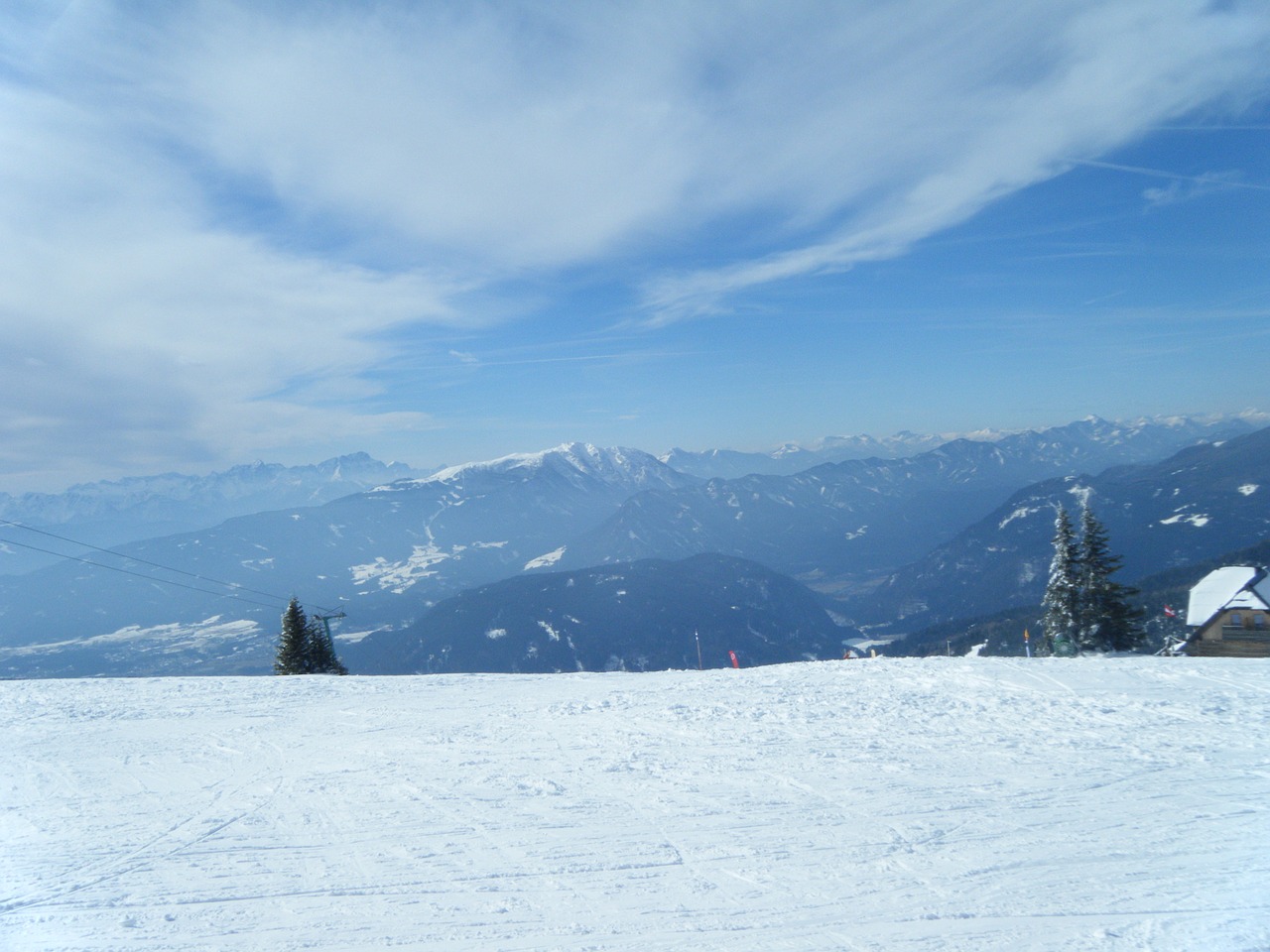 landscape mountains winter free photo