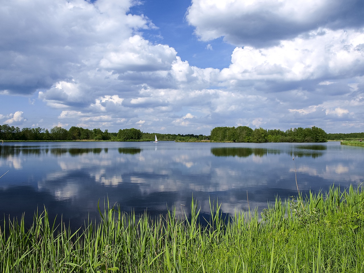 Download free photo of Landscape,nature,water,lake,clouds - from ...