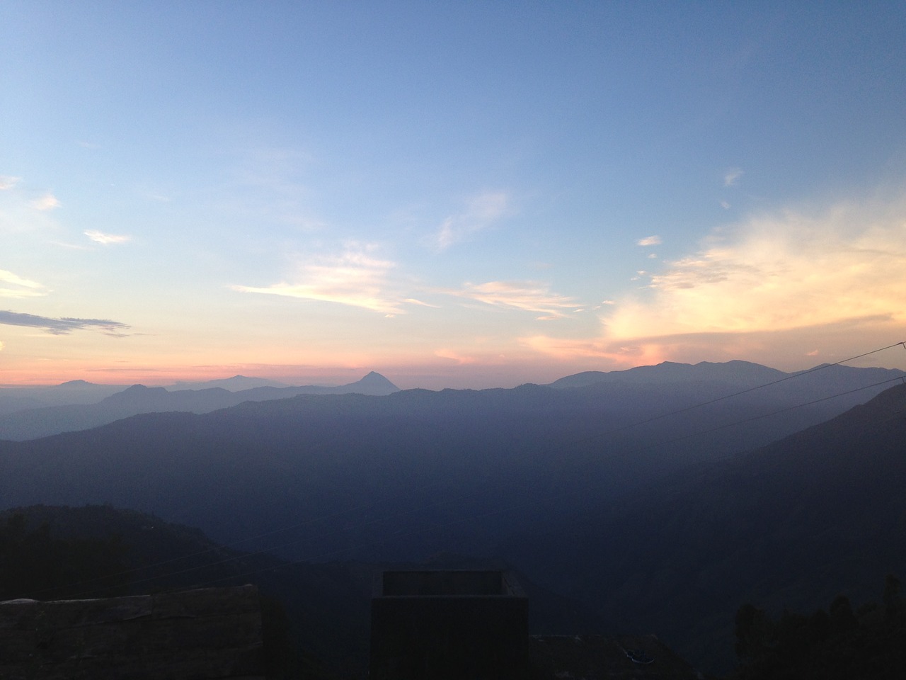 landscape mountains sky free photo