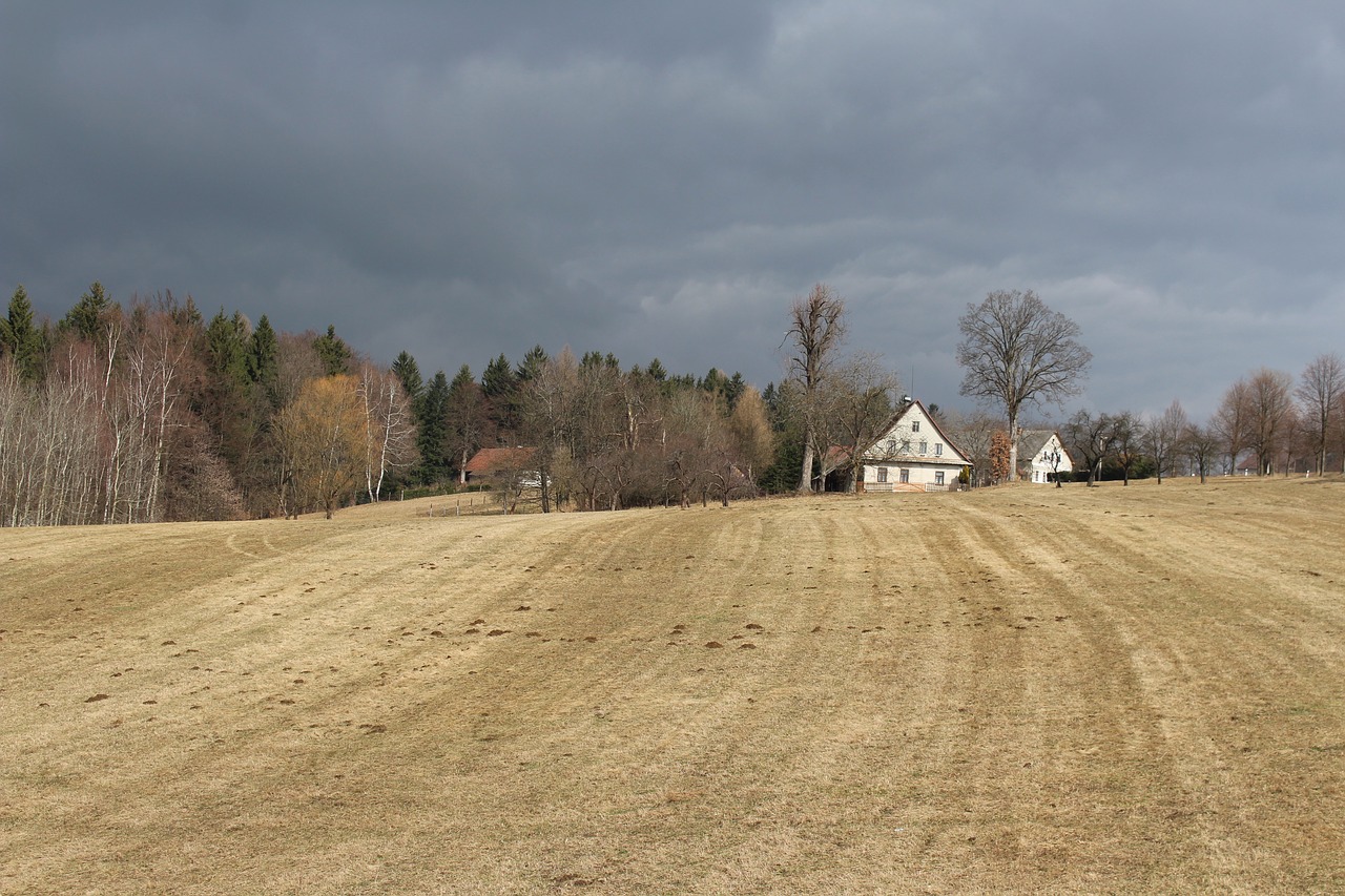 landscape storm clouds free photo