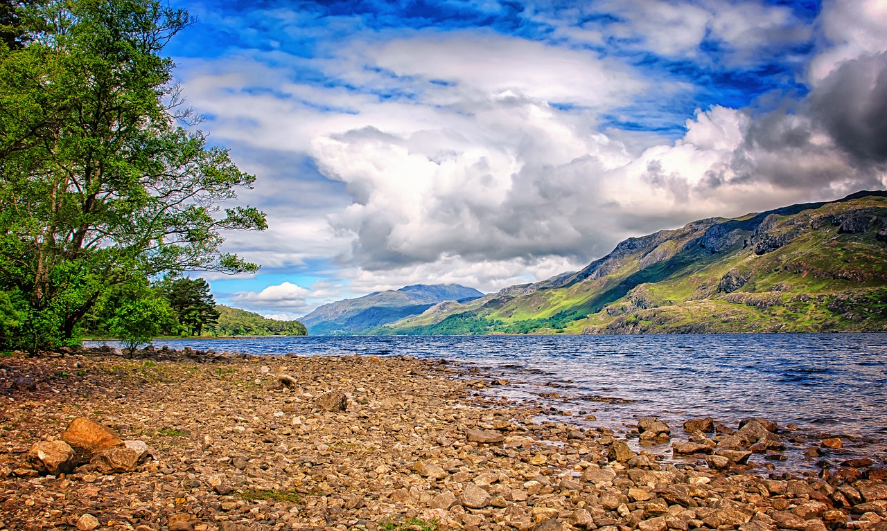 landscape river scotland free photo