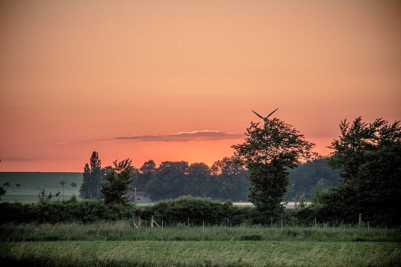 landscape sunrise sunset free photo