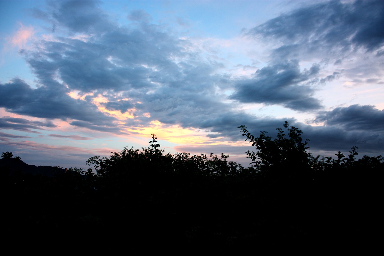 landscape sky sunset free photo