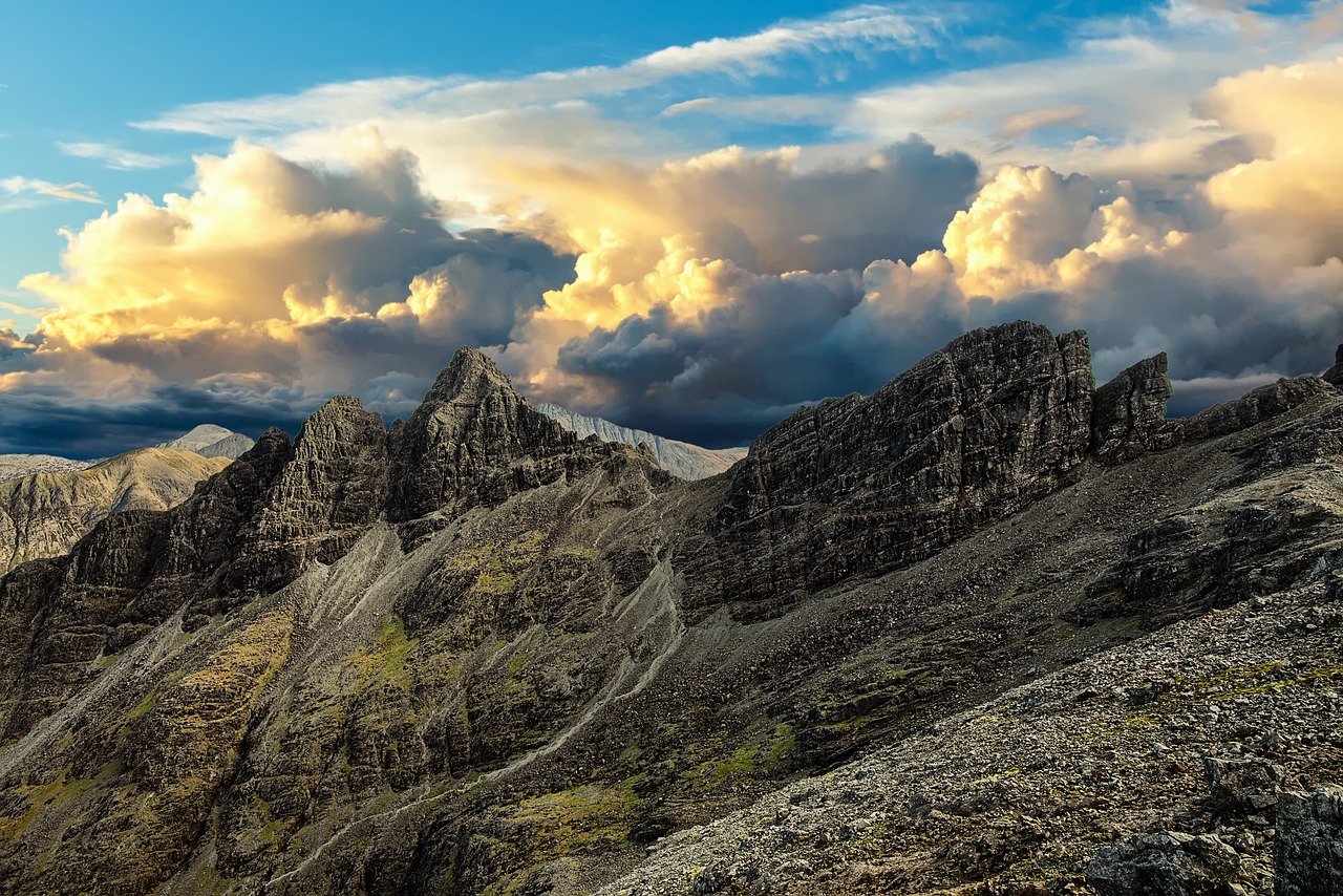 landscape clouds scenic free photo