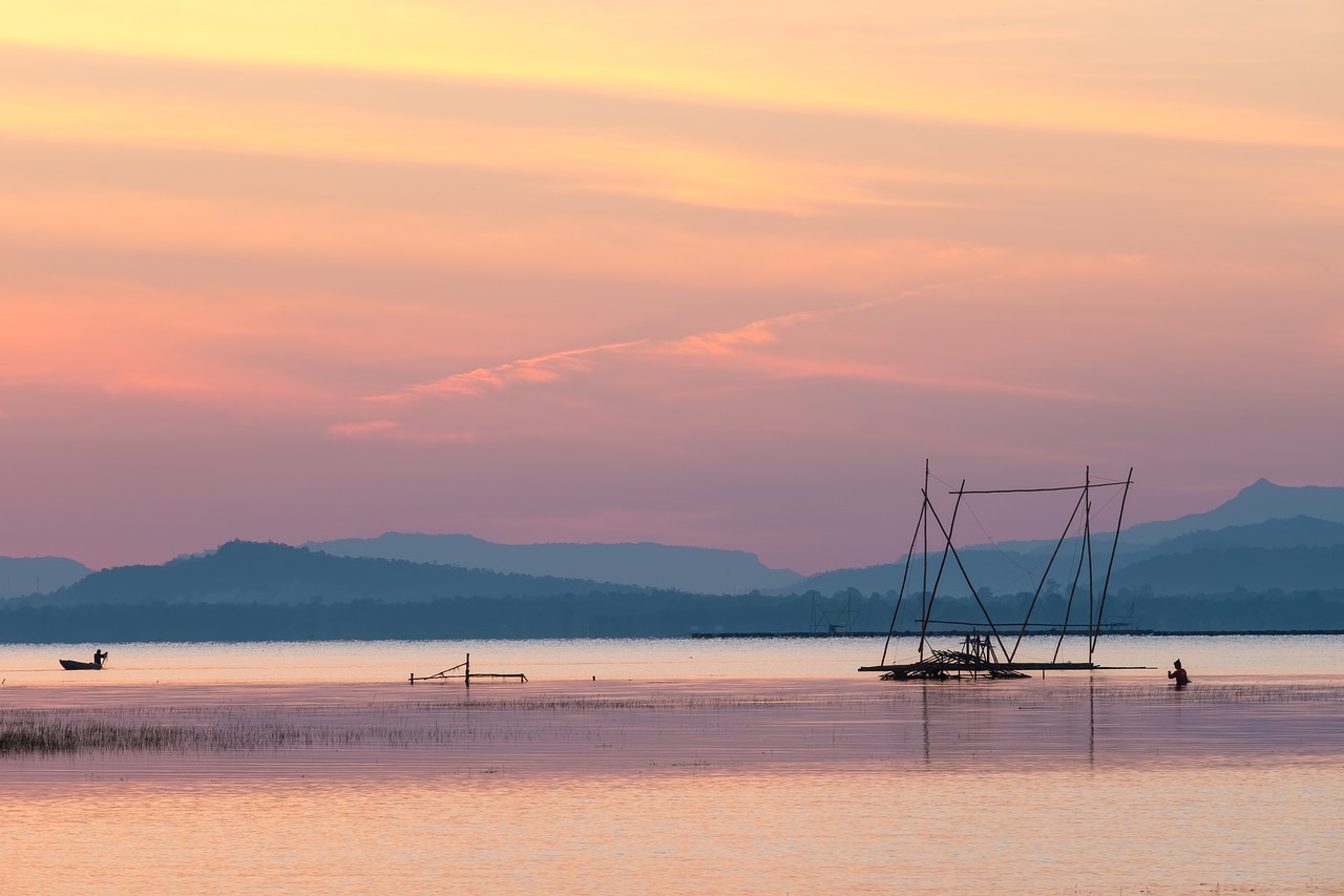 landscape sunset beautiful sky free photo