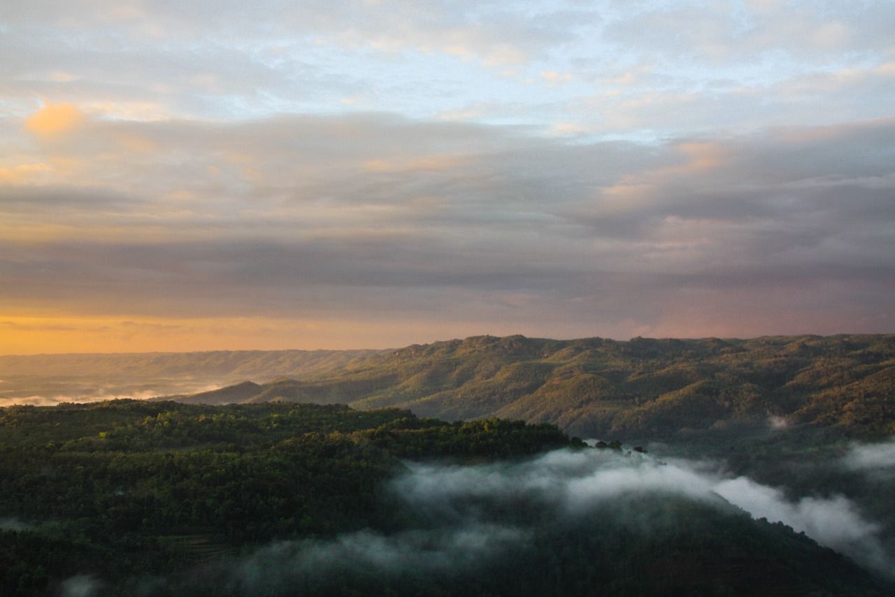 landscape sunset nature free photo