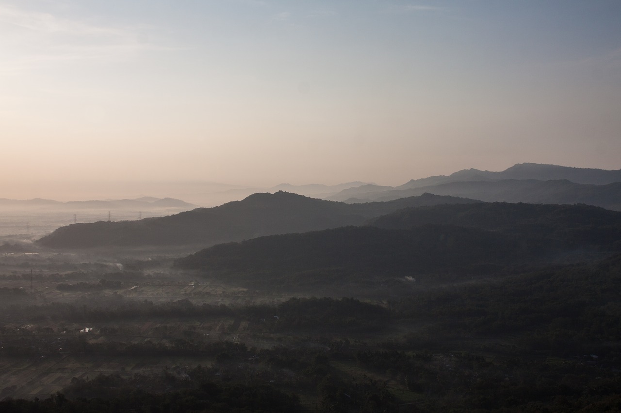 landscape sunset nature free photo