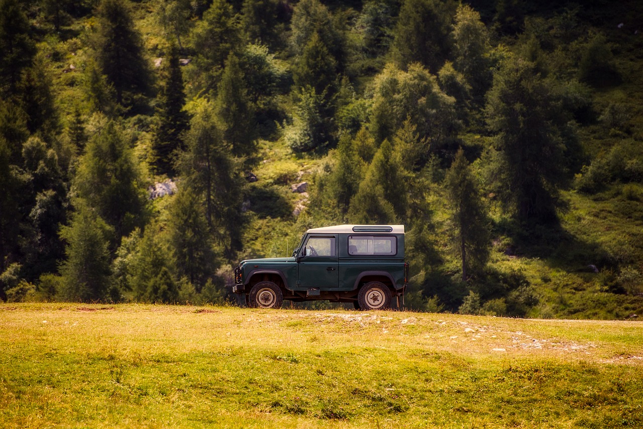 landscape jeep truck free photo