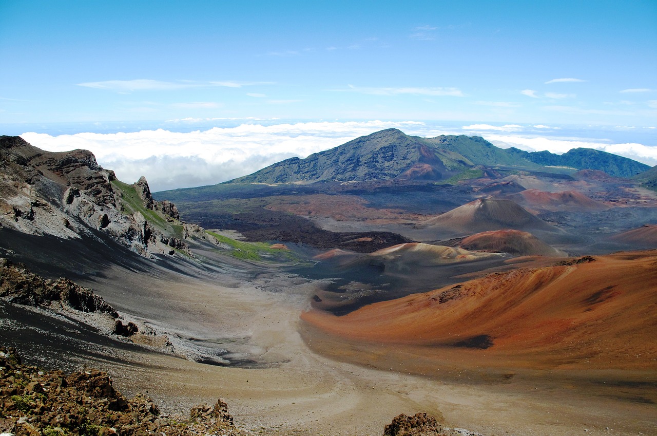 landscape hawaii haleakala free photo