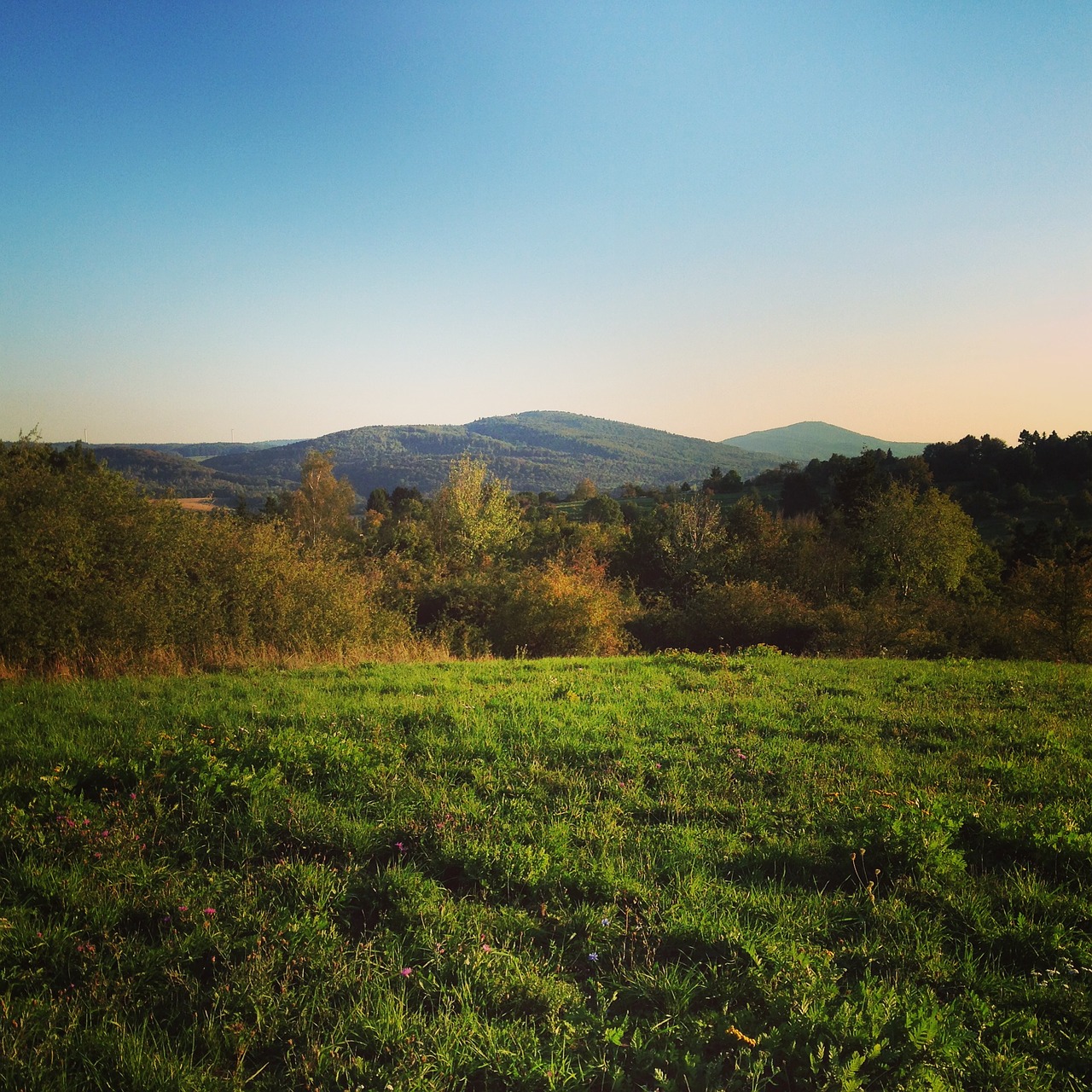 landscape hesse mountains free photo