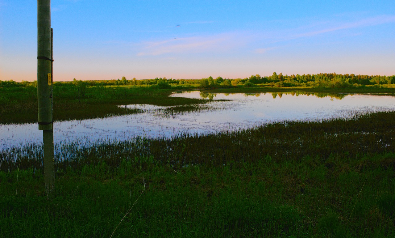 landscape river sky free photo