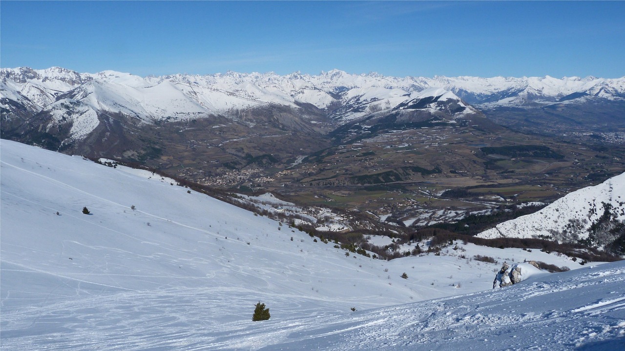 landscape mountain winter free photo