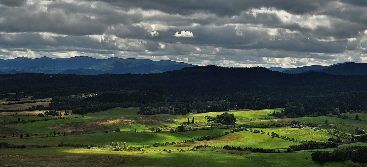 landscape nature sun clouds free photo