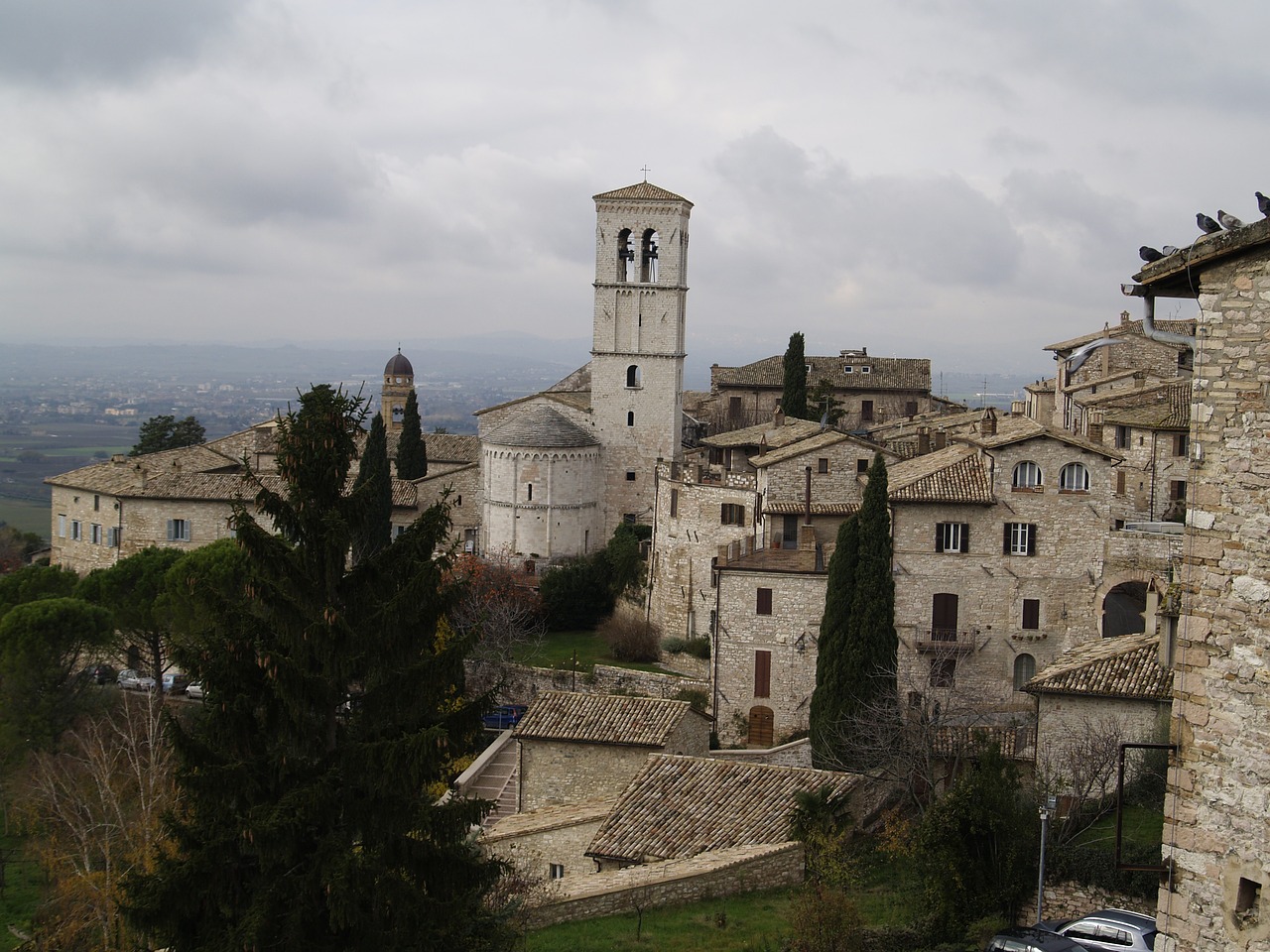 landscape assisi italy free photo