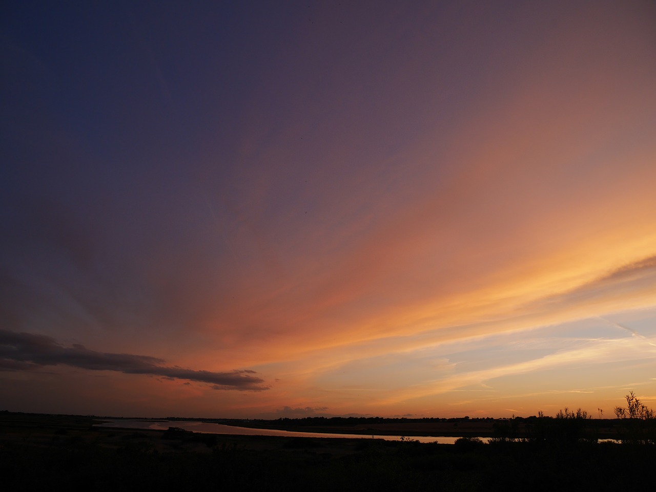 landscape sky sunset free photo