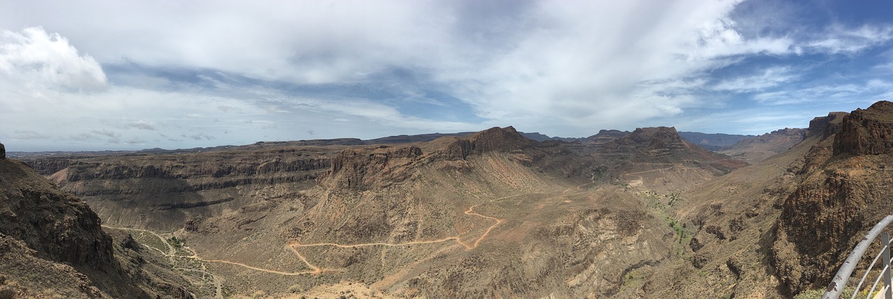 landscape gran canaria mountain free photo