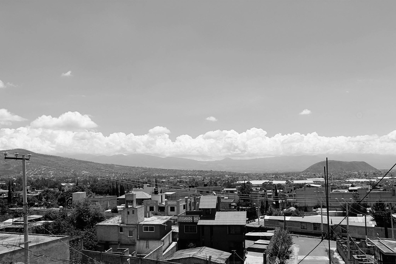 landscape black and white mountain free photo