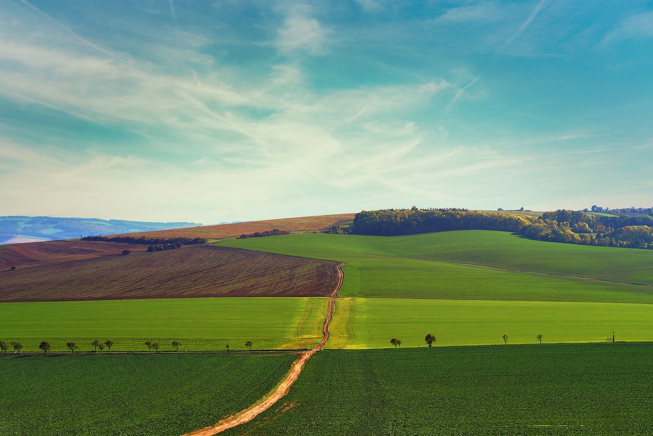 landscape green blue free photo