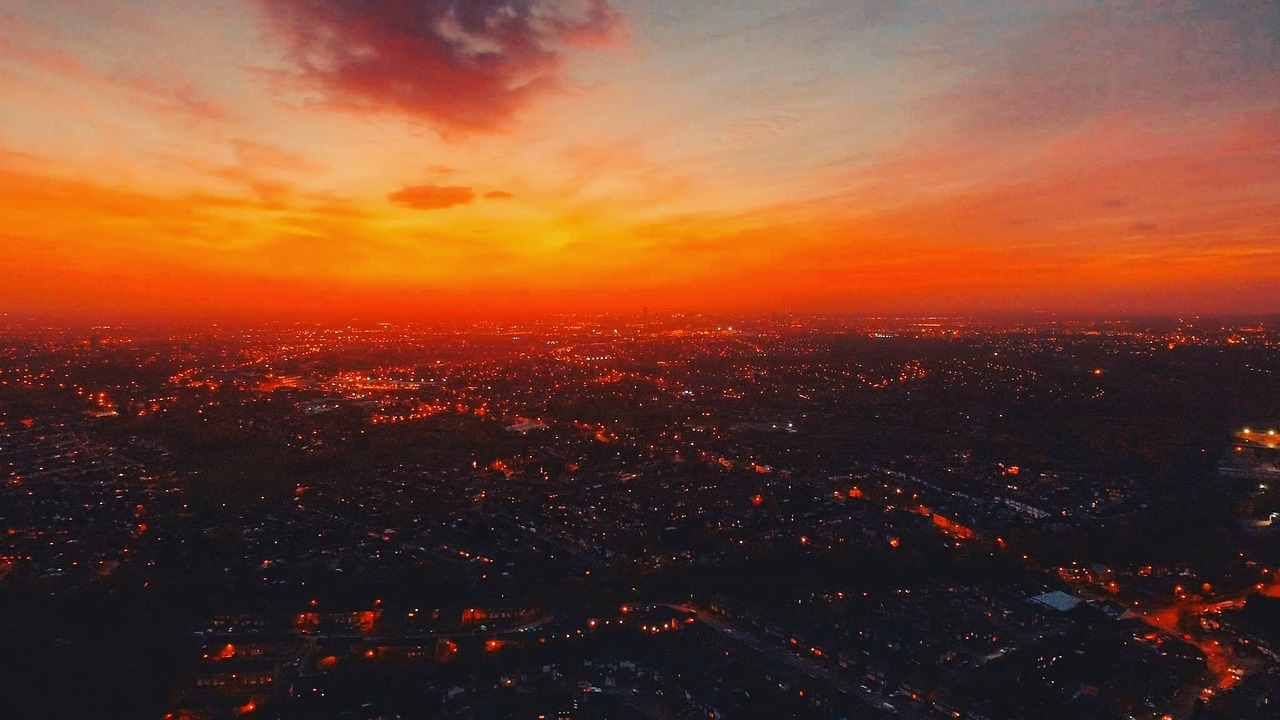 landscape manchester skyline free photo