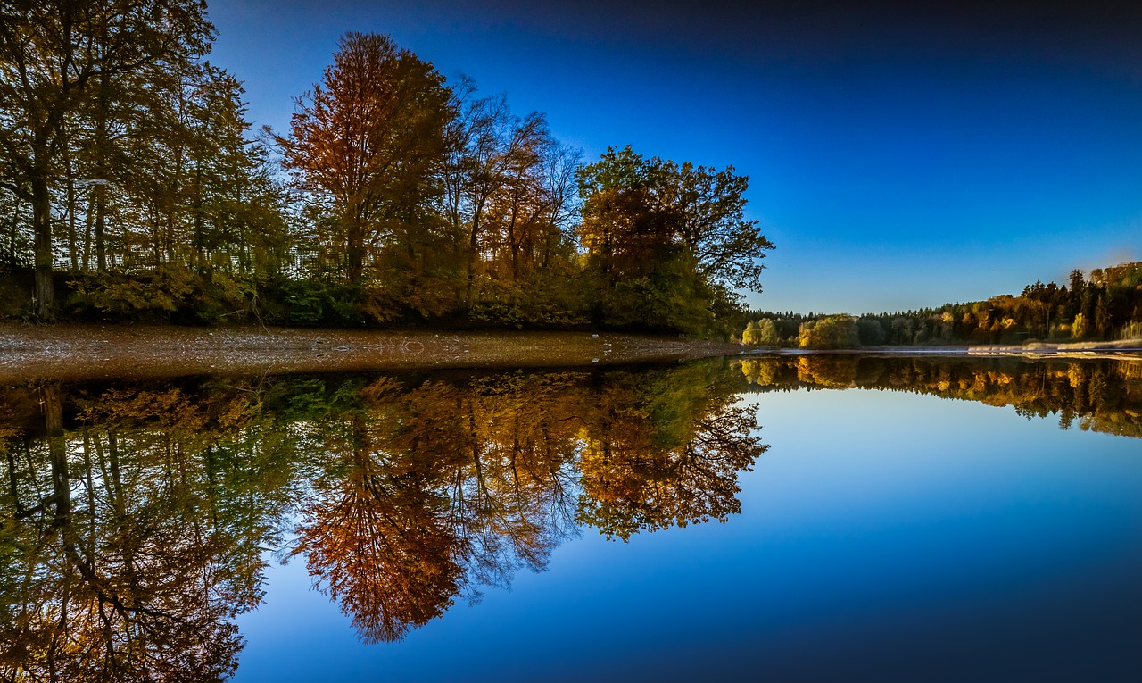 landscape background mirroring free photo