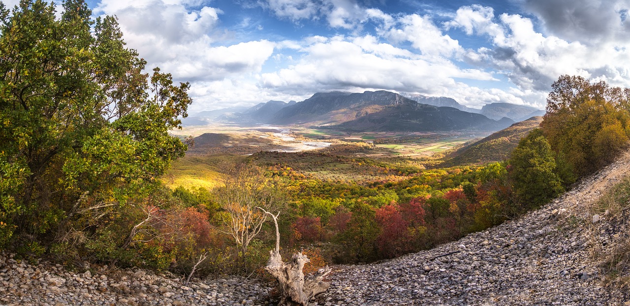 landscape panoramic autumn free photo