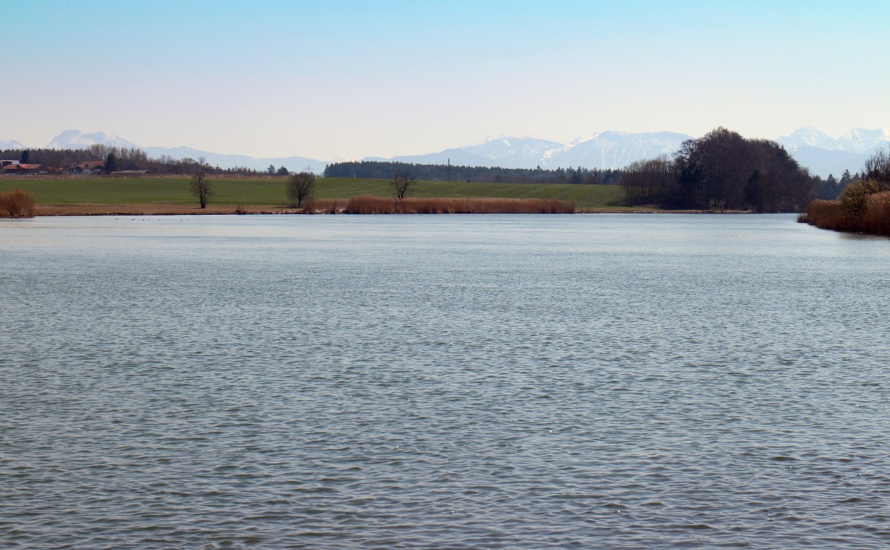 landscape chiemgau river free photo
