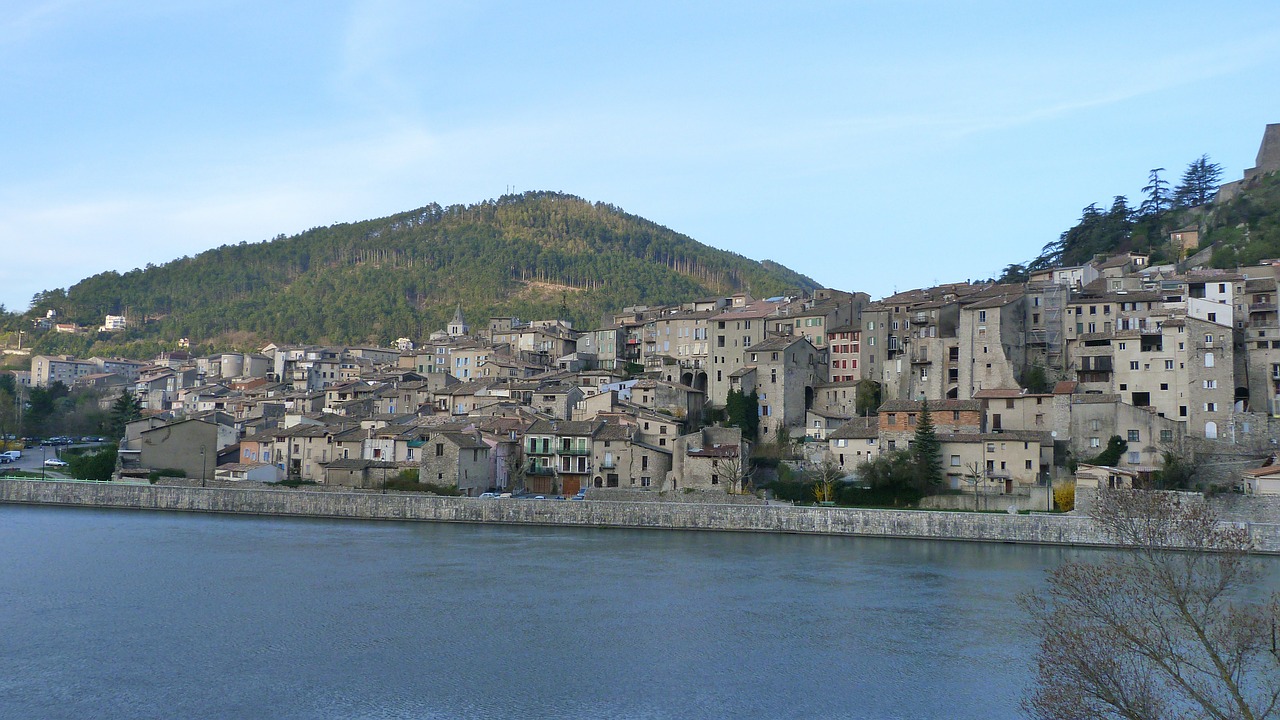 landscape old town haute provence free photo