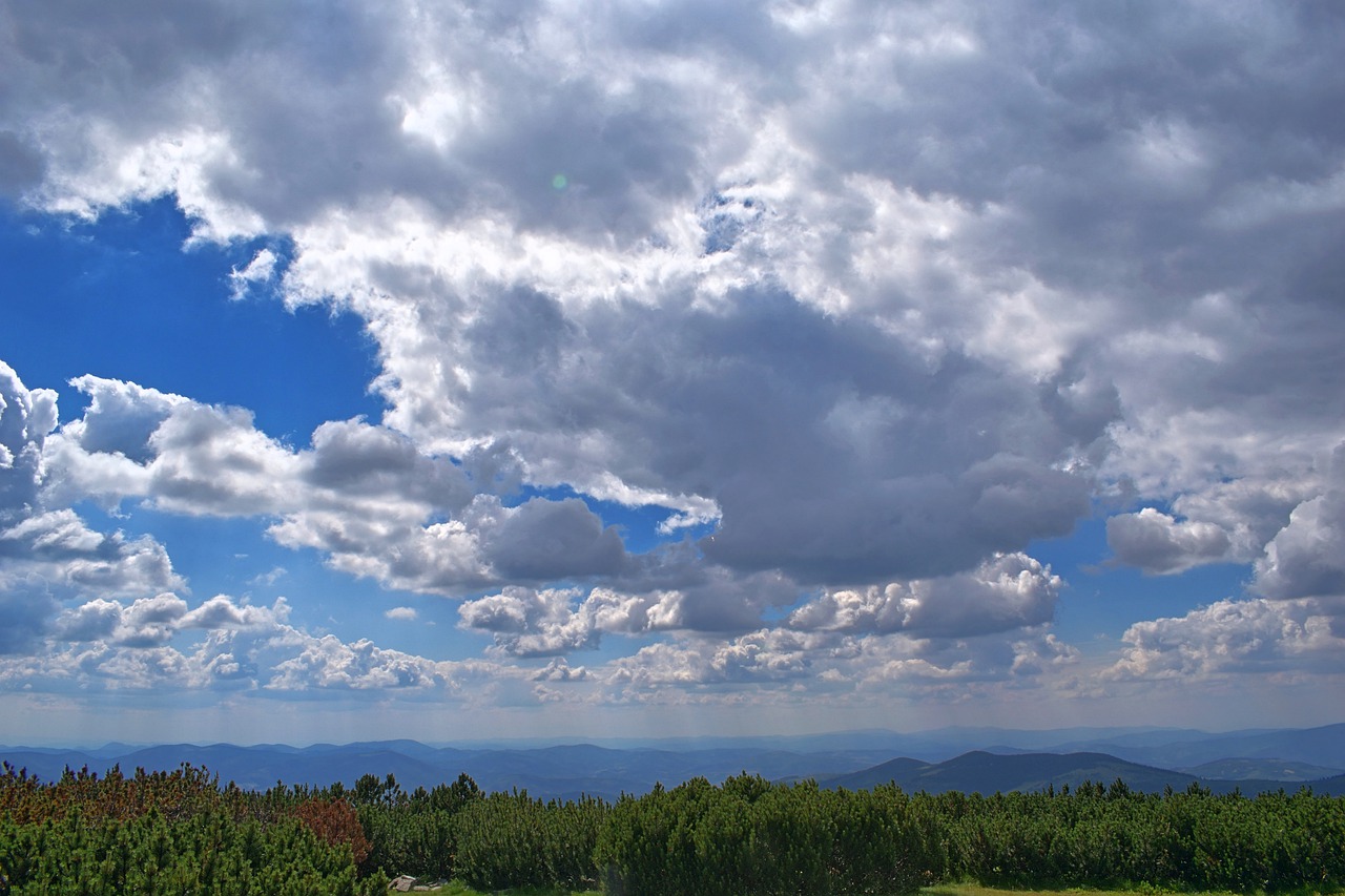 landscape mountains sky free photo