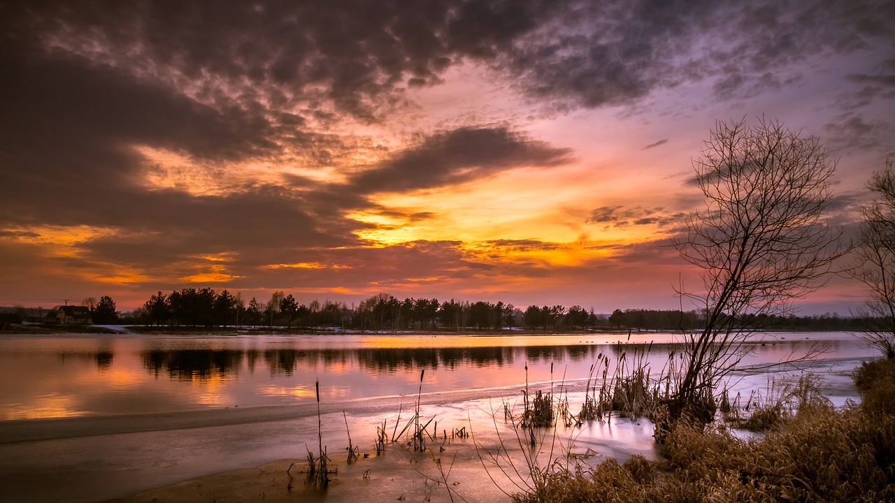 landscape nature sunset free photo