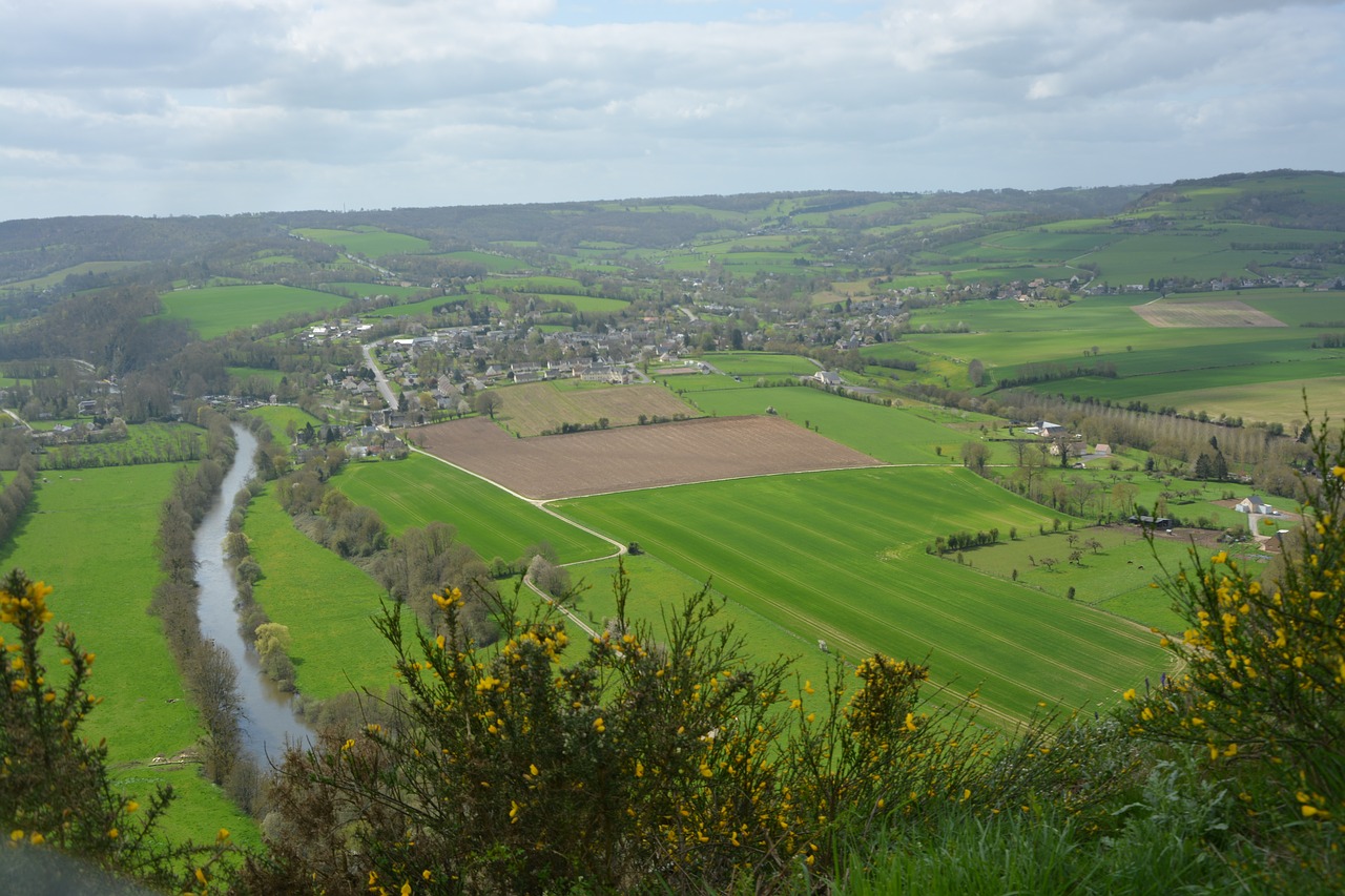 landscape  panoramic views  clécy free photo