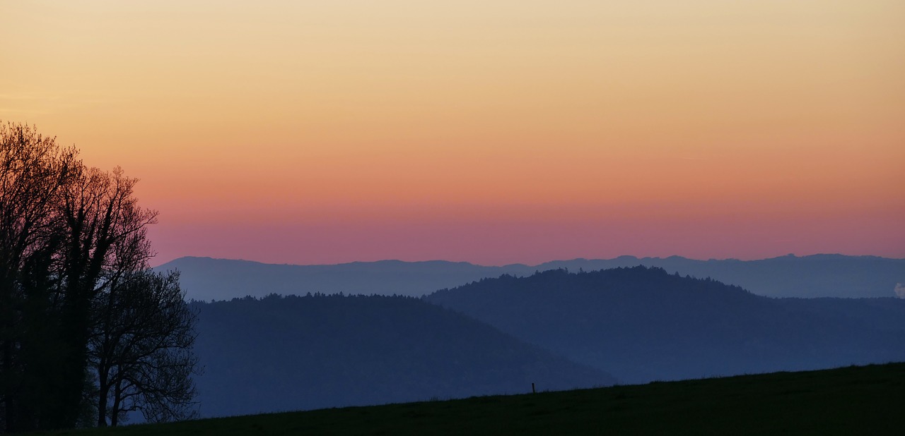 landscape  sunrise  color free photo