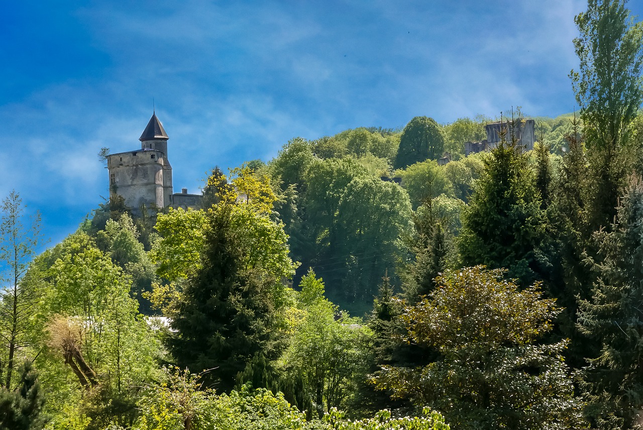 landscape  normandy  castle free photo
