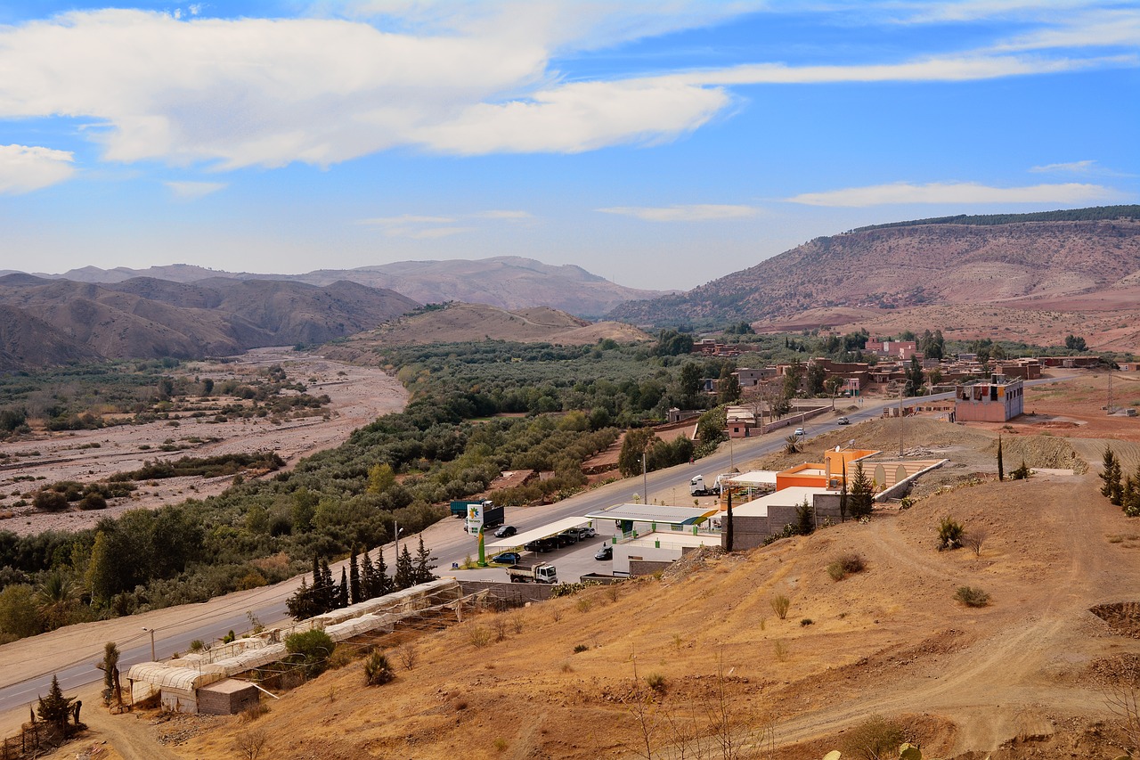 landscape  village  cloud free photo