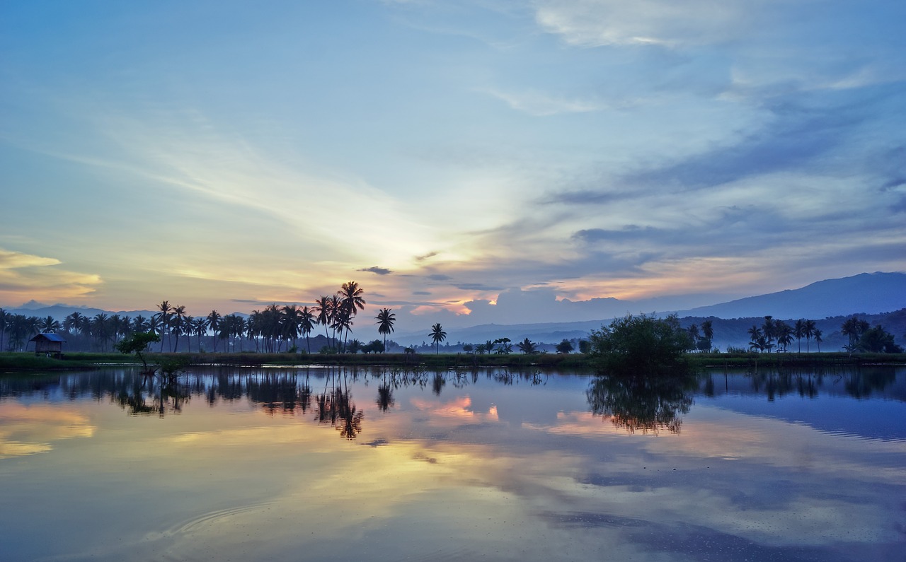 landscape  lake  the sky free photo