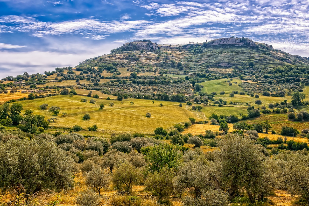 landscape  sicily  vacations free photo