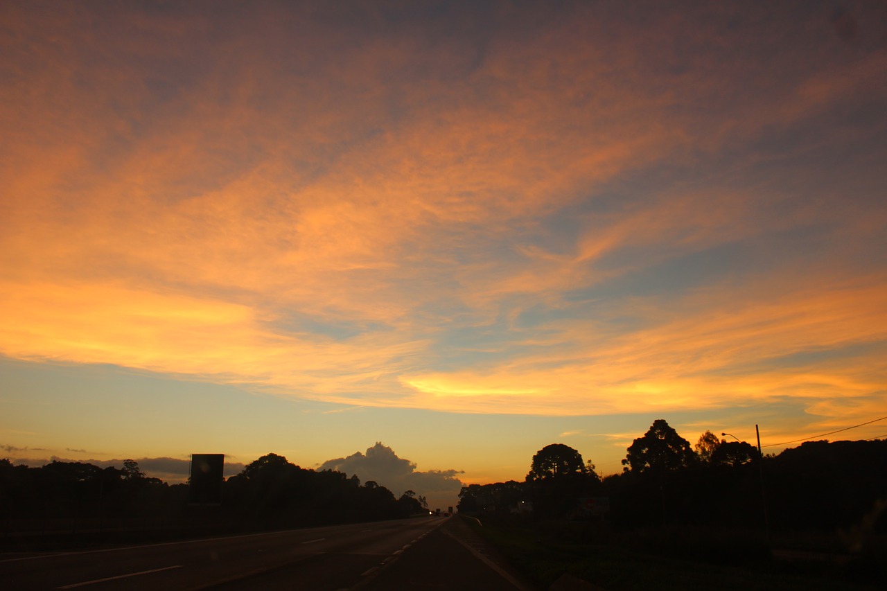 landscape  end of afternoon  nature free photo