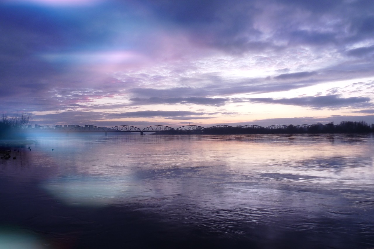 landscape  sunset  river free photo