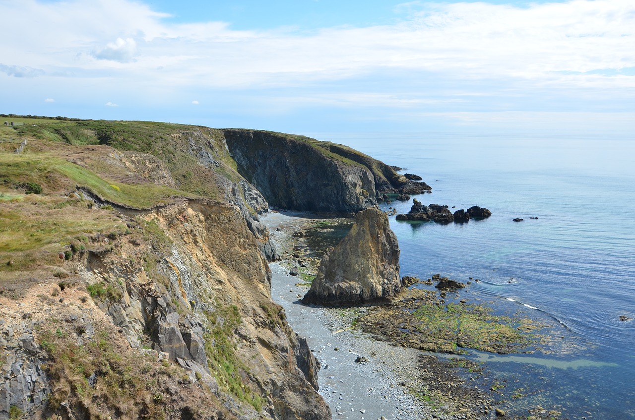 landscape  ocean  cliff free photo