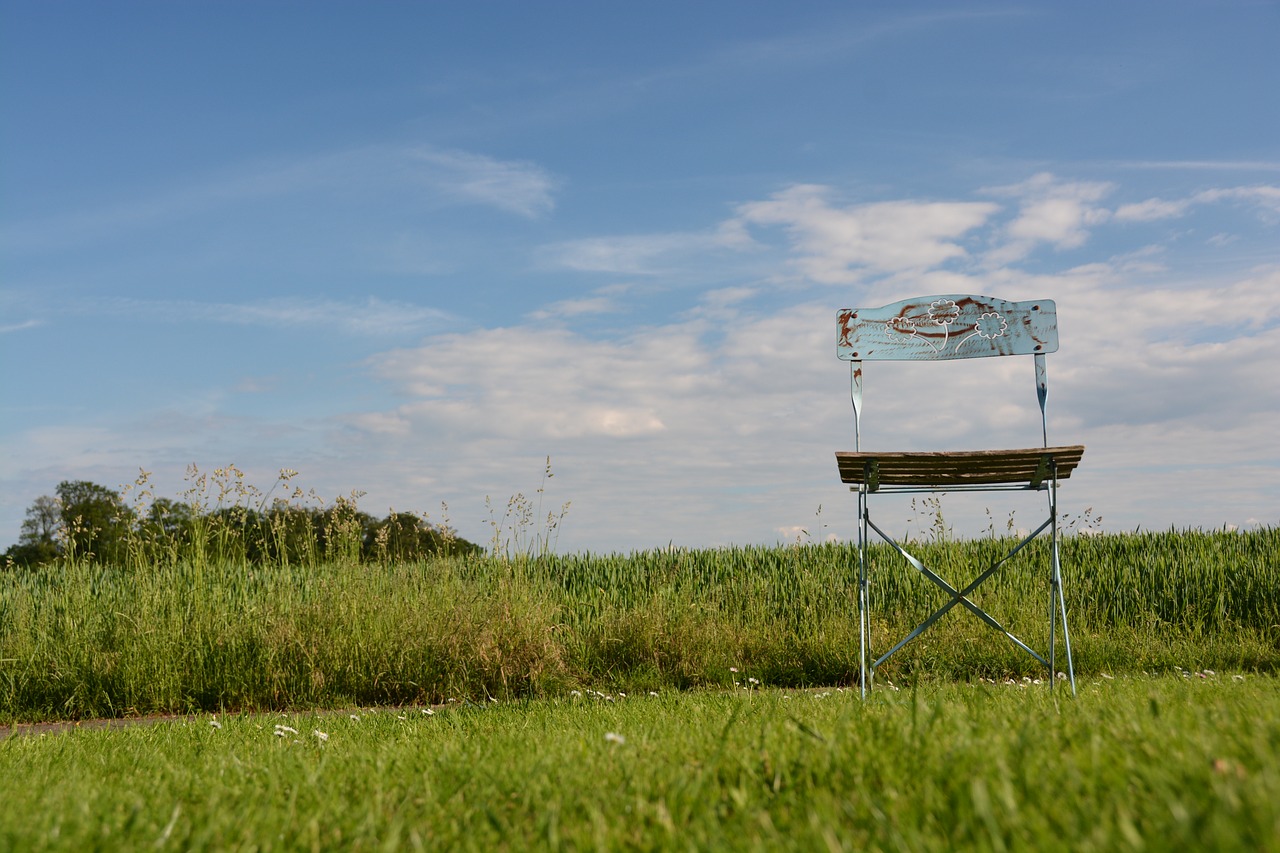 landscape  chair  loneliness free photo