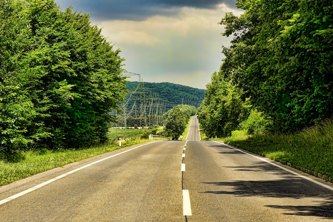 landscape  road  empty road free photo