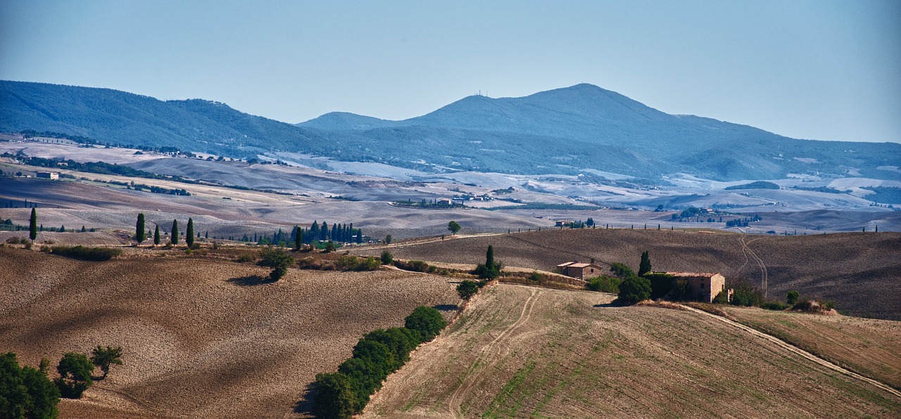 landscape italy trees free photo